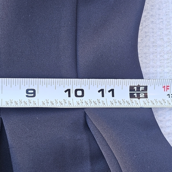 Persaya Pleated Black Mini Dress Fit and Flare size small - Picture 7 of 10